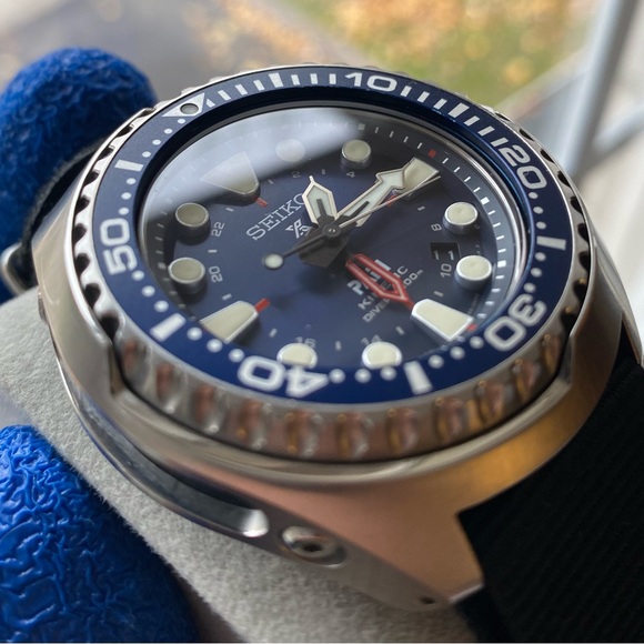 Seiko Prospex Kinetic GMT - 47.5mm - 200m Diver’s Watch - Picture 1 of 4